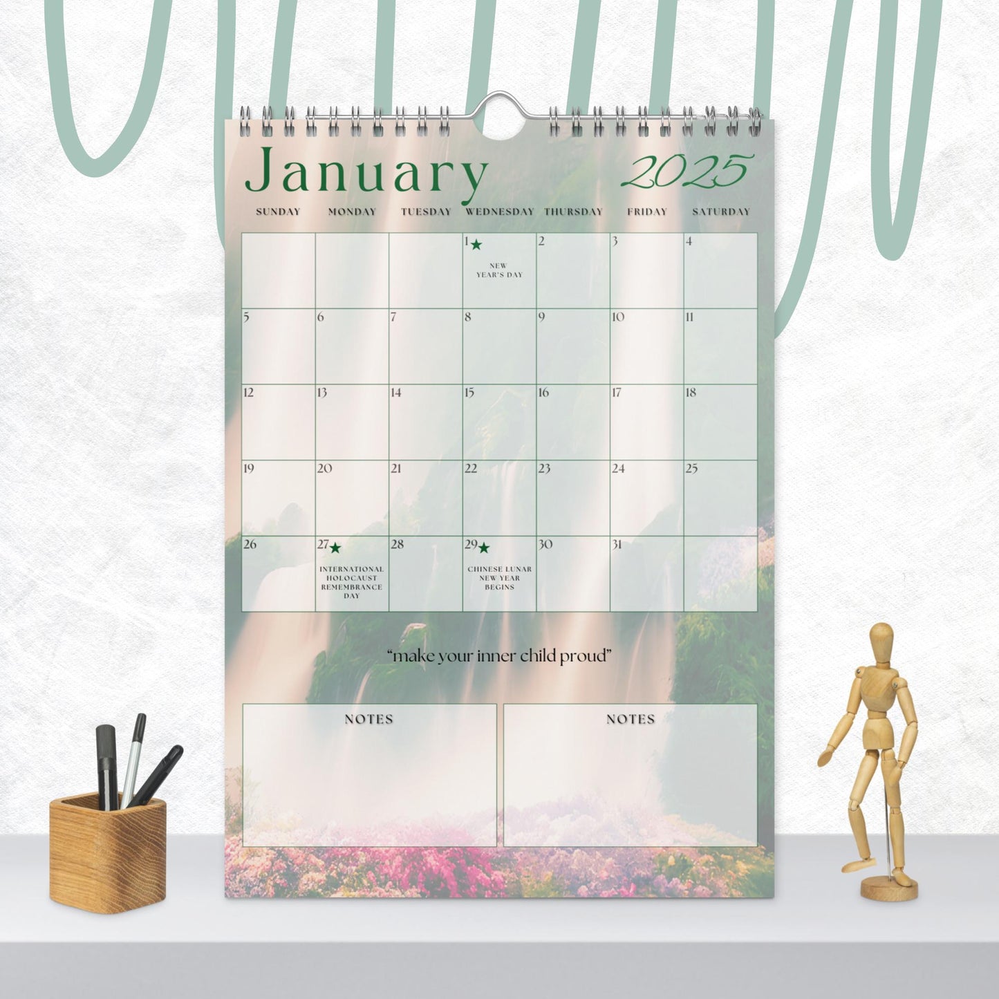 2025 Vintage Tropics Calendar - Canada Edition Wall Calendar PD Lively Roots Therapy