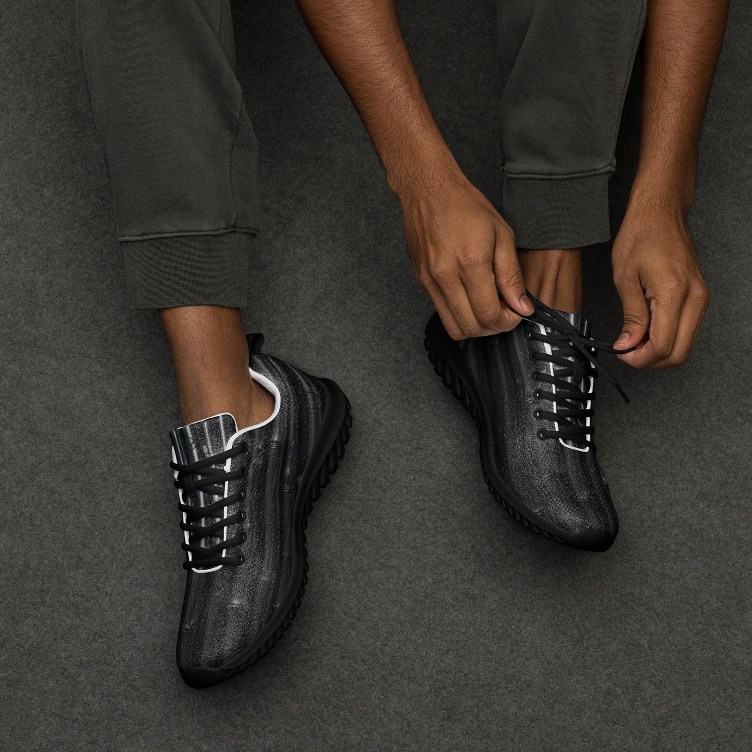 dress athletic shoes Men's Black/White Athletic Shoes – Lively Roots Therapy